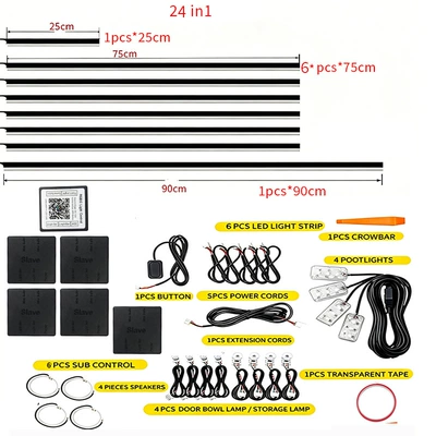 18in1 car atmosphere light: Other lights - light-source-drag-twenty-four