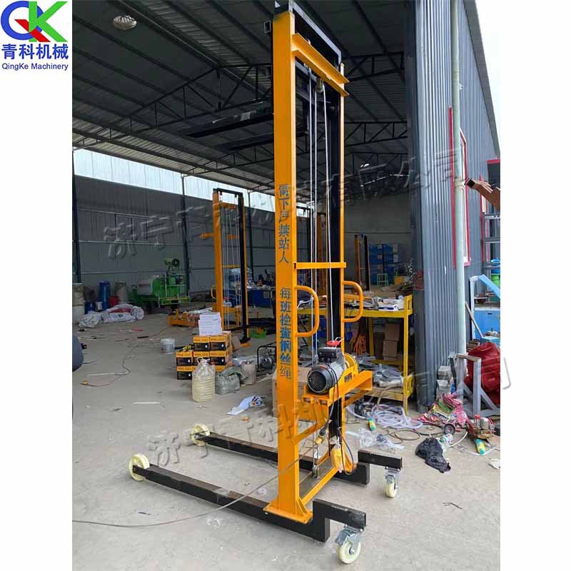 小型移动式工地上砖机 全自动遥控装卸移动升降机 遥控操作升砖机