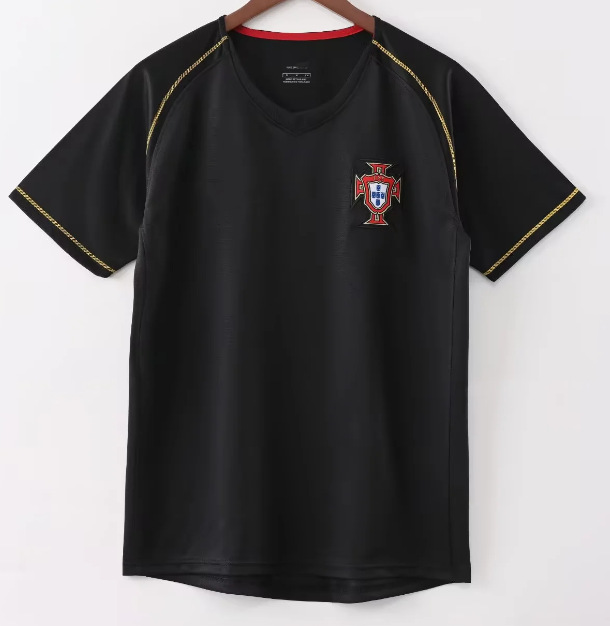 Camiseta de fútbol retro clásica versión nostálgica Brasil España México Alemania Serie transfronteriza Camiseta de una pieza