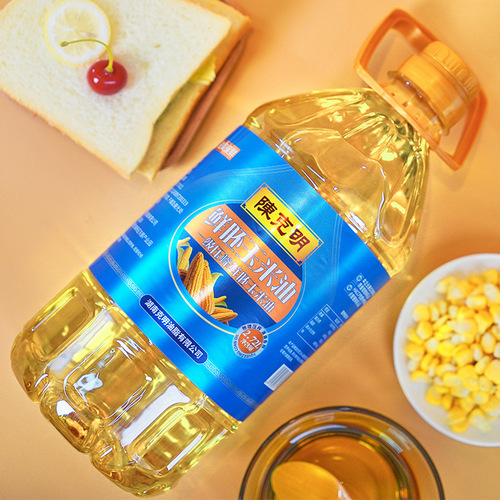 Chen Keming Corn Oil 5 Pounds Pressed Grade 1 Cooking Oil Factory Wholesale Household Barreled Corn Germ Oil