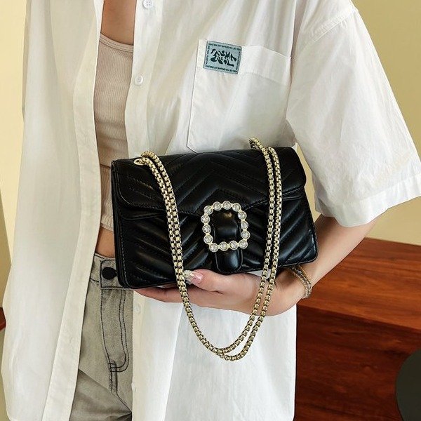 2023 verano nuevo bolso de hombro crossbody pequeño bolso cuadrado bolsa de hombro tamaño libre costura