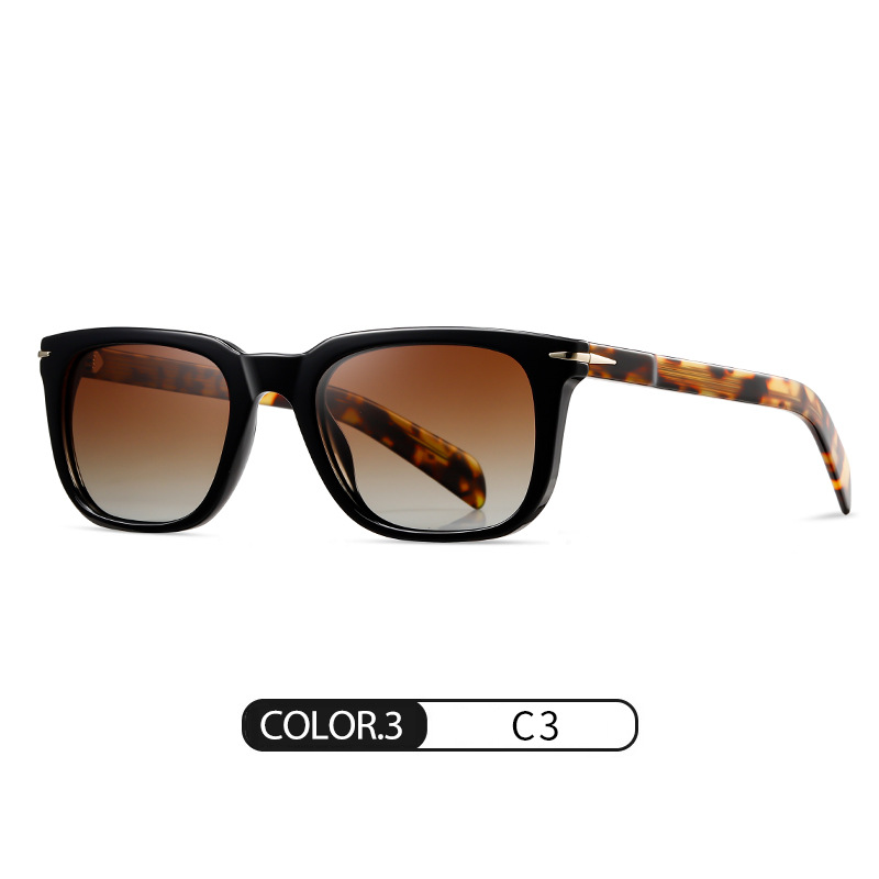 Nueva placa polarizada S31127 moda calle tiro al aire libre protector solar gafas de sol comercio exterior venta caliente montura cuadrada gafas de sol