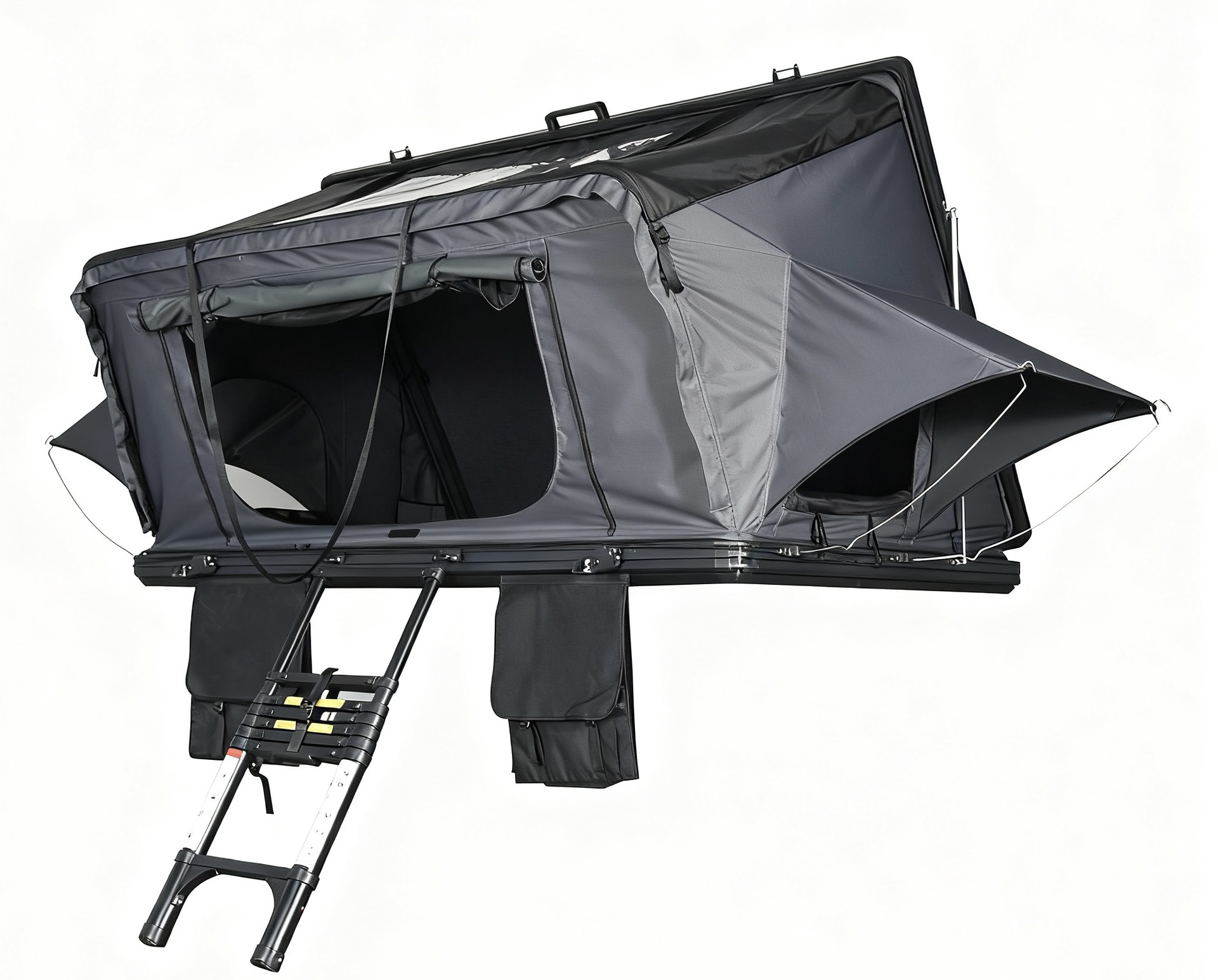 Hard-Shell Side-Opening Car Roof Tent, Quick-Open Car Tent, Suv Outdoor Camping Tent, Foldable, Windproof, Rainproof