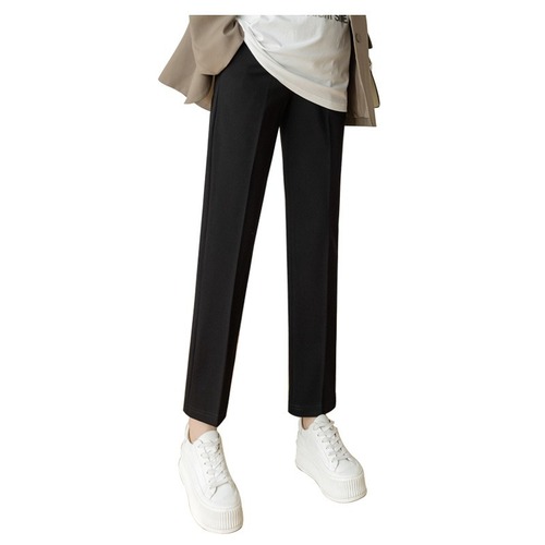 Maternity pants, spring and autumn outer wear suit pants, wide-leg pants, spring and summer thin casual straight-leg pants, maternity wear manufacturers