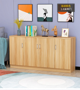 Modern Minimalist Kitchen Wall-Mounted Cupboard with Door Storage Storage Dining Side Microwave Cabinet Balcony Living Room Tea Cabinet &