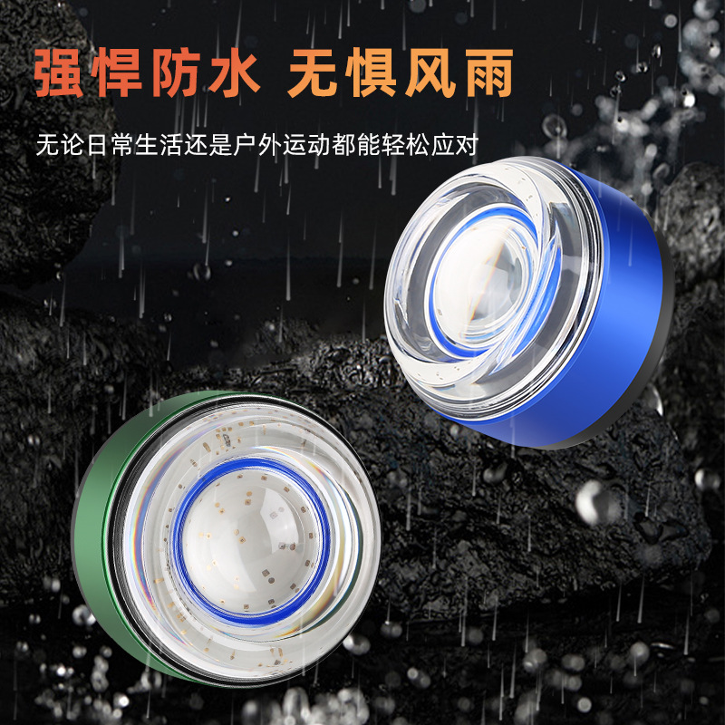 2023 nueva fábrica directa bicicleta luz trasera de freno inducción inteligente montar equipo noche colorido