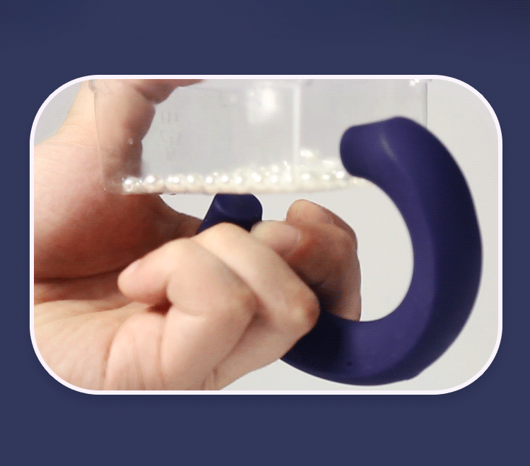 Remote Control Magnetic Lock Vibrating Ring, Silicone Cock Ring with Long-Lasting Vibration — detail image 7