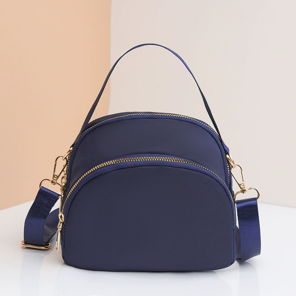 Маленькая нейлоновая сумочка, плечевой кожан bag strap, один плечо, бумажник, простой и элегантный дизайн