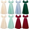 2023 New Cross-Border European and American Long Victorian Medieval Women's High-Waisted Prom Skirt Cosplay Dress