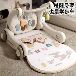 Cross-border baby pedal piano fitness rack walker 0 1 year old 3 months 6 early education newborn baby toys