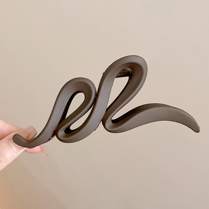 Alto Grado de gran tamaño horquilla para las mujeres 2024 nueva cabeza clip pelo volumen tiburón clip tocado horquilla