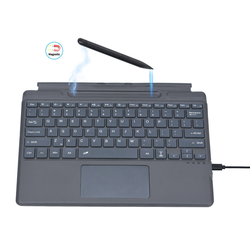 For Microsoft surface pro891011 Colorful Backlight Control Bluetooth Keyboard pro4567 Touch Keyboard