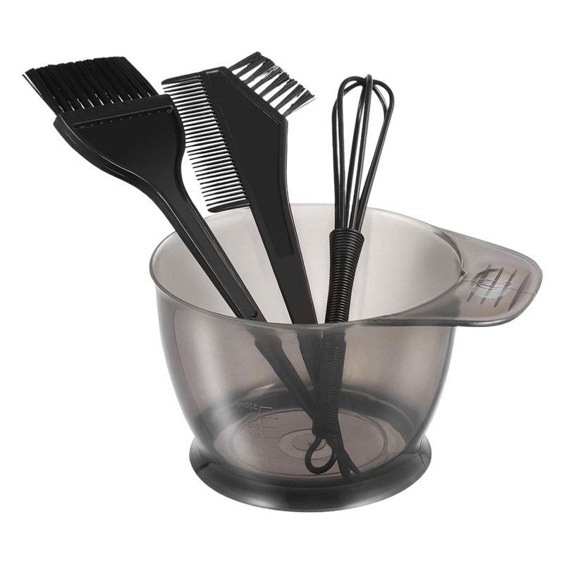 Herramientas de tratamiento del cabello tazón de tinte transfronterizo cinco piezas traje de teñido del cabello peine de teñido del cabello cepillo de teñido del cabello orejeras de tinte para el cabello Suministros para el salón image 1