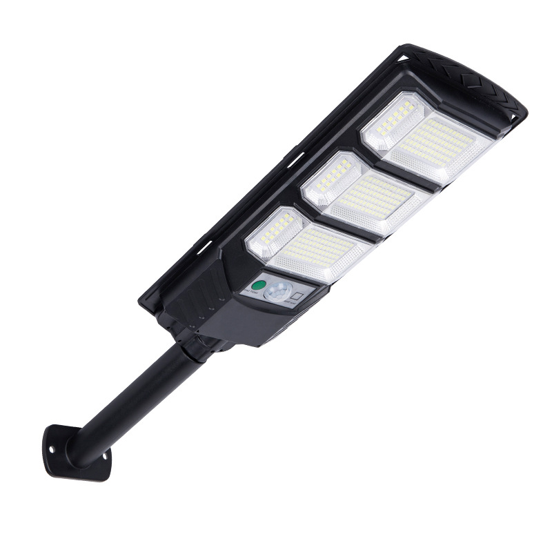Solar integrado inducción humana tres lados lámpara de calle exterior exterior exterior exterior impermeable LED lámpara solar