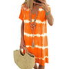 Summer dress, suitable for import, Amazon, V-neckline