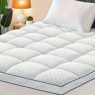 Breathable 8-Inch Deep Quilted Mattress Pad Cover Protector