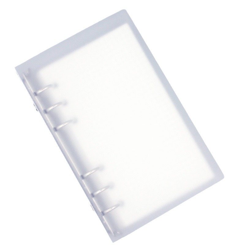 Kedeou a5a6A7 libro de hojas sueltas 6-agujero de hoja suelta Shell PP esmerilado diario libro cubierta