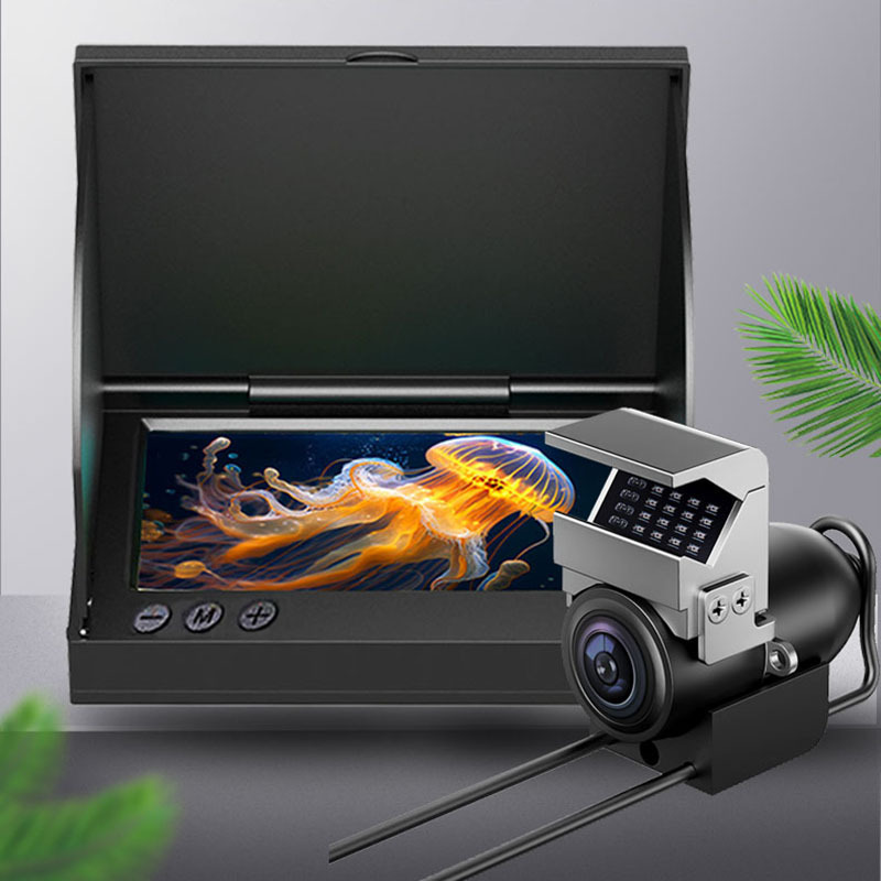 Factory Wholesale 5inch Underwater High-Definition Fish Finder Visual Anchor Fish Camera Day and Night Dual-Use Night Vision Portable Cross-Border