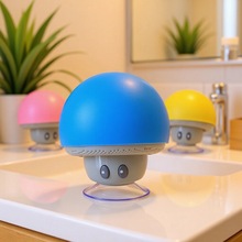 源头工厂卡通小蘑菇头无线蓝牙音箱便携手机支架蘑菇礼品小音响