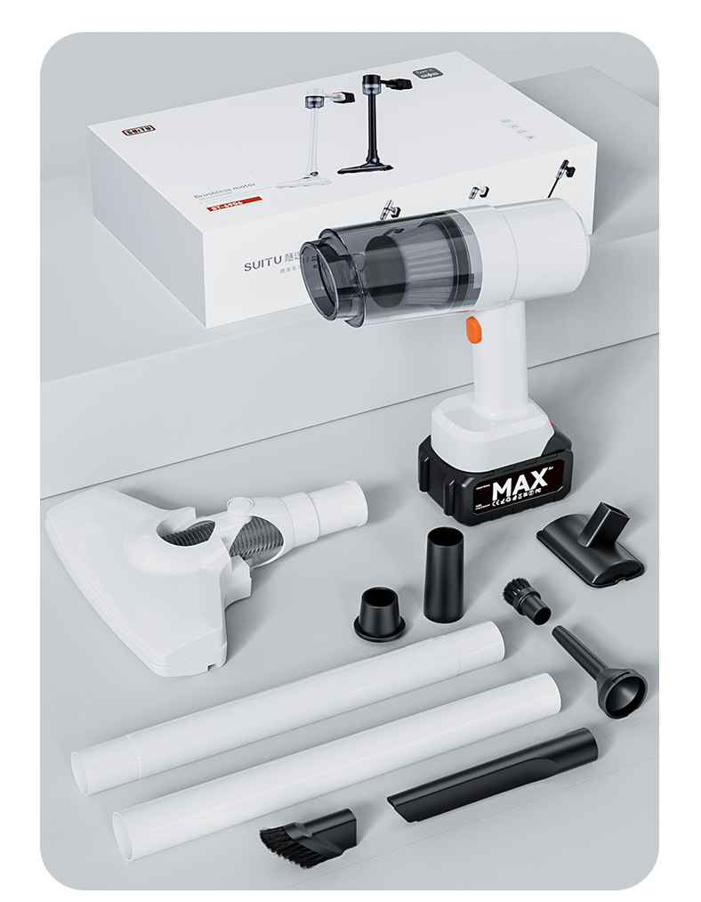Car Vacuum Cleaner, Wireless Handheld, Dual-Purpose for Car and Home, High-Power, Portable, Pet Hair Suction, Car Supplies, Wireless and Portable