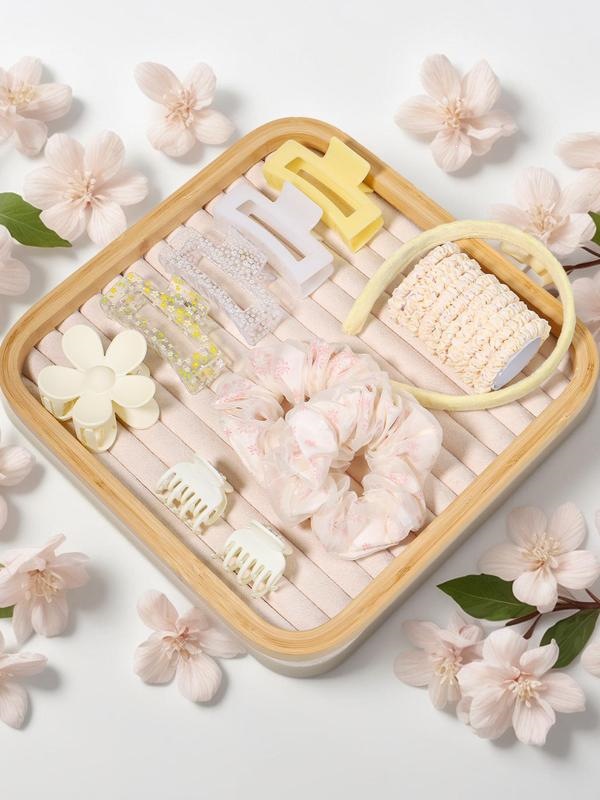 W 91562 Colorful Hair Accessories Set 彩色发饰组合 跨境