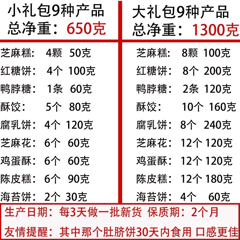 广东潮汕特产礼盒手信过年送人年货送礼走亲戚新年礼盒装食品礼包|undefined