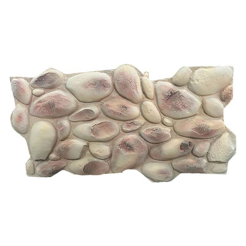 Pu piedra fábrica de cuero mar arrecife simulación piedra Pared de cuero piedra Castillo piedra luz guijarro tortuga patrón pared exterior Fondo tablero