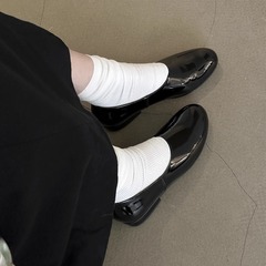 羊皮版~简约风休闲小众设计圆头软皮低跟时尚百搭夏季女浅口单鞋