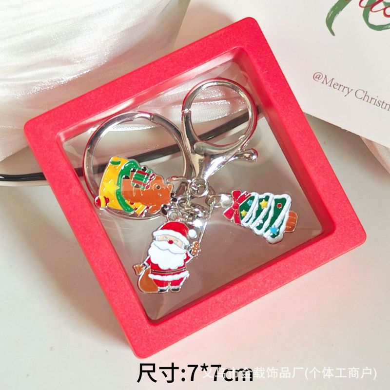圣诞节钥匙扣礼物盒合集可爱卡通雪人钥匙链创意挂饰饰品包包挂件|undefined