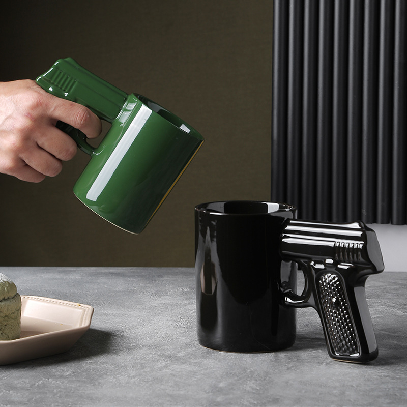 Taza de cerámica 3D imitación del águila del desierto empuje de modelado en relieve, taza de agua, taza de menú creativa, juegos de moda