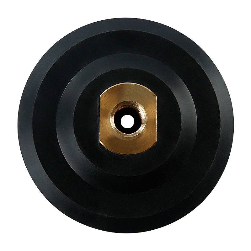 Disco de molienda de agua placa adhesiva película de pulido de piedra amoladora de ángulo de unión de goma de cobre grande base de lechón autoadhesiva papel de lija Disco Duro medio