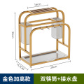 菜刀架多功能厨房用品收纳沥水菜板筷子筒一体收纳架