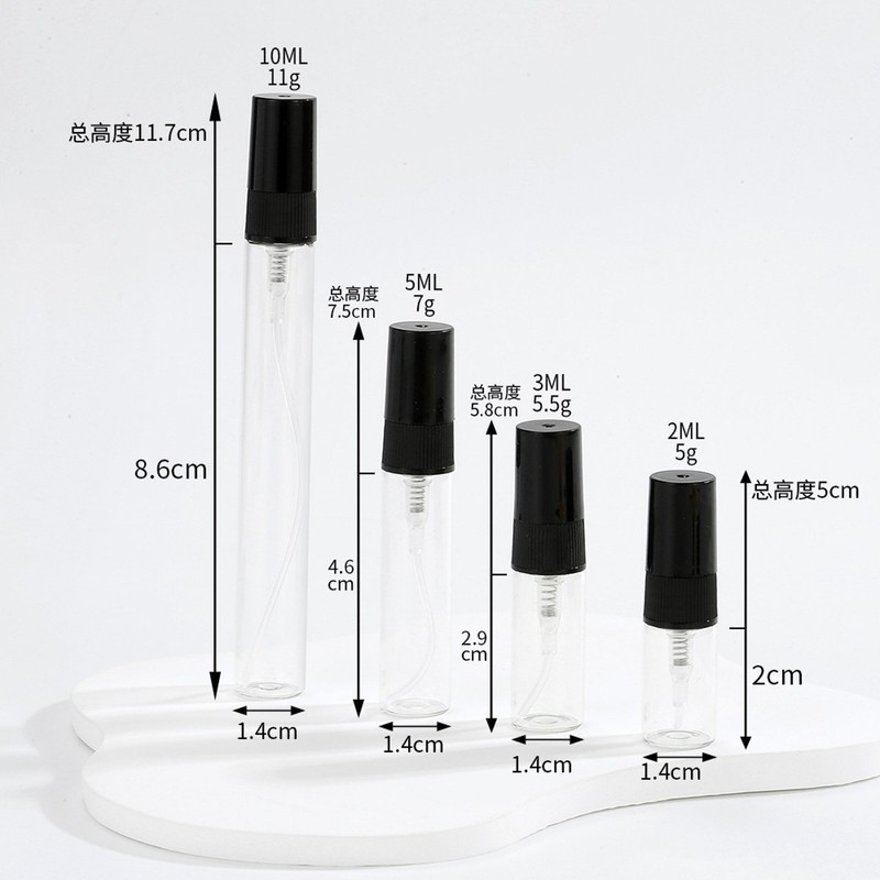 スポットサンプル香水詰め替えボトル 2ml 3ml 5ml10ml ネジ口詰め替えボトルは持ち運びが簡単で、ファッショナブルでシンプルです。|undefined