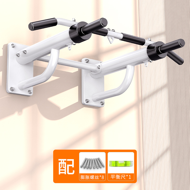 Pull-Up Device Wall-Mounted Horizontal Bar Home Indoor Single and Parallel Bar Sandbag Rack Exercise Fitness Equipment
