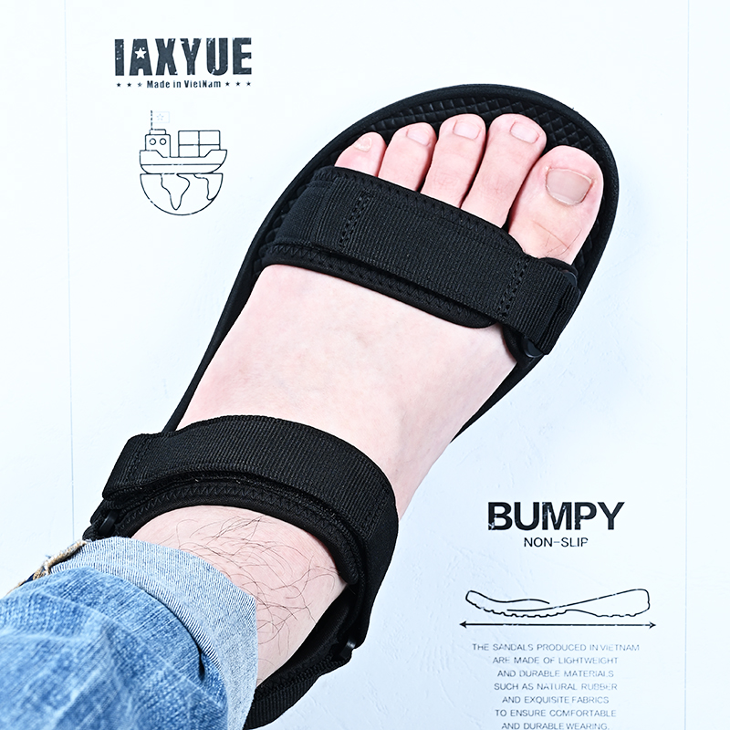 베트남 남자 샌들 남자 스포츠 야외 드라이버 통기성 부드러운 바닥 2024 청소년 여름 해변 윤