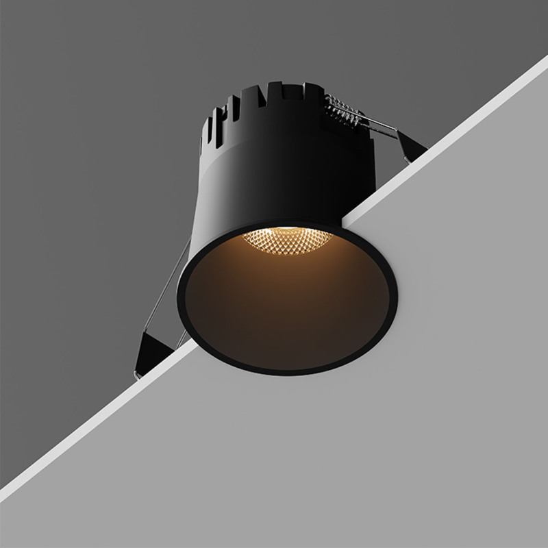 埋め込みオープン穴 60MM65MM 極薄エッジスポットライト天井ランプメインライトなし深く防眩 75MM 家庭用|undefined