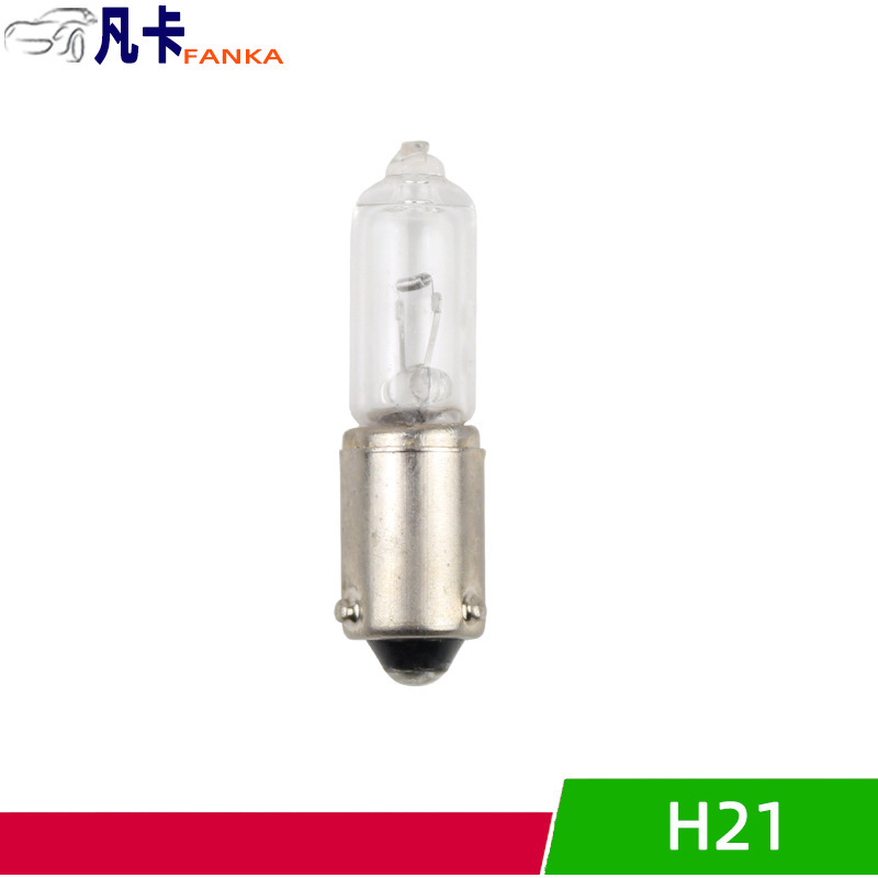 H21w car bulb 12v/24v front and rear fog BA9S/BAY9S steering flat 180 ° crooked foot 120 ° reversing