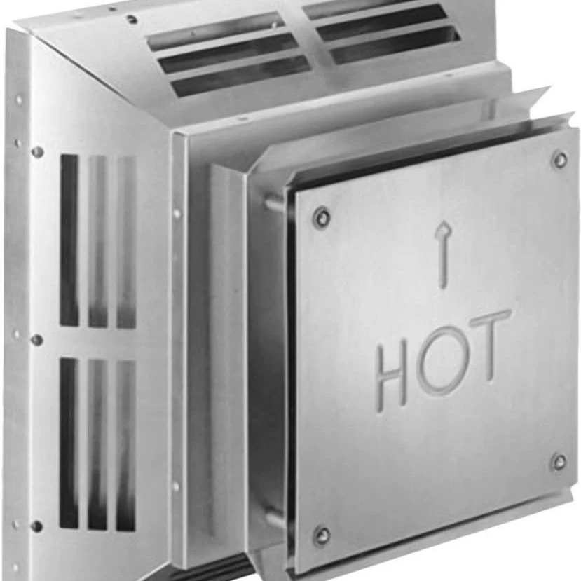 Simpson Dura-Vent Duravent Pro квадратная горизонтальная торцевая заглушка, 5x8, алюминий