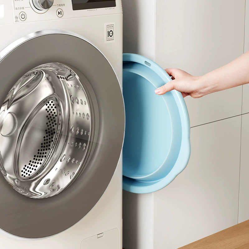 Handheld plastic washbasin for traveling for laundry, increased thickness