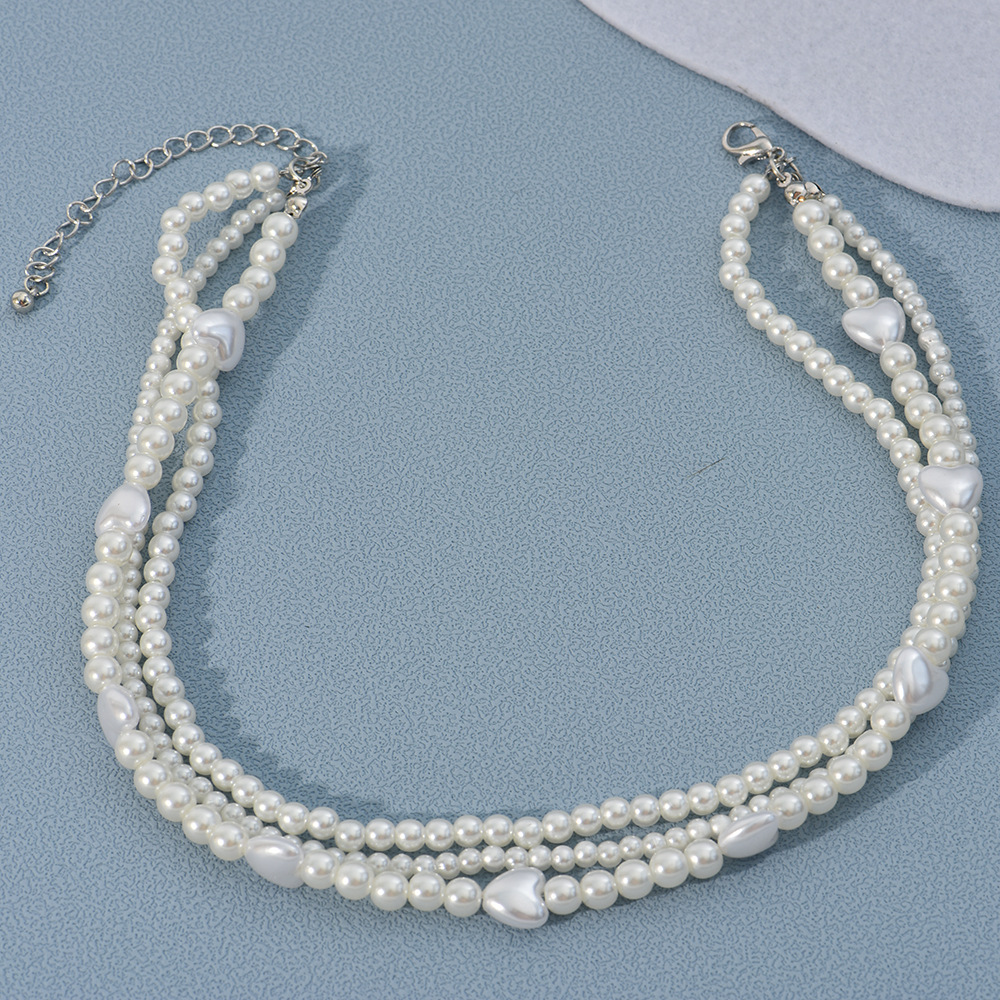 Fashion Geometric Alloy Beaded Womenu0027S Layered Necklaces 1 Piece