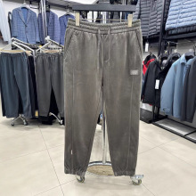 【H家】专柜298 秋季灯芯绒直筒松紧九分系带休闲裤舒适男3U210A
