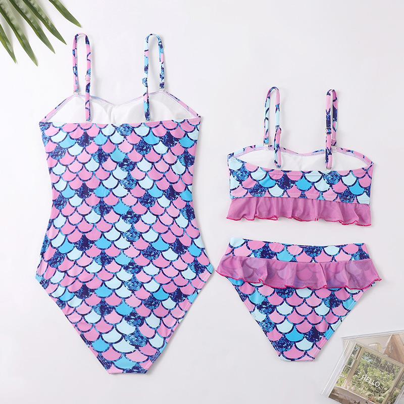 Women's Fashion Fish Scales Printing 1 Piece One Piece display picture 10