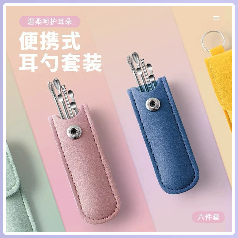 Костюм-ложка для копания ушей Артефакт винтового типа Профессиональная Пряжка для ушной серы Бытовое устройство для копания ушей Взрослый инструмент для сбора ушей