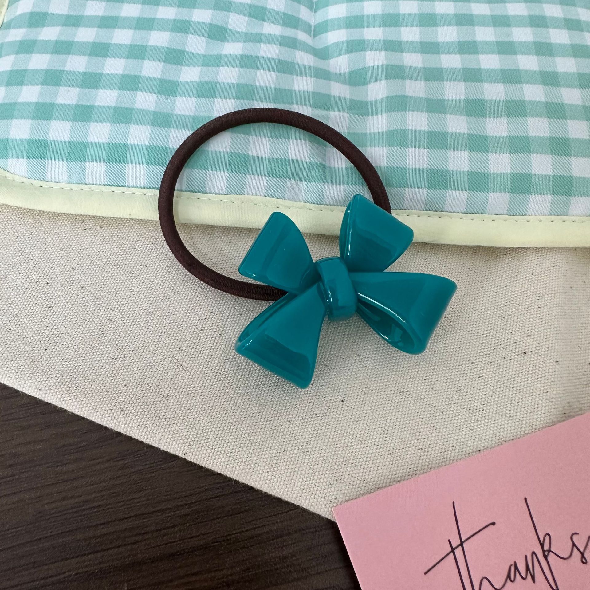 Koreanische Essigsäure Bogen Haar Ring Sommer Bunte Jelly Farbe Mädchen Herz Hohe Ball Zopf Haar Zubehör_voghion.com