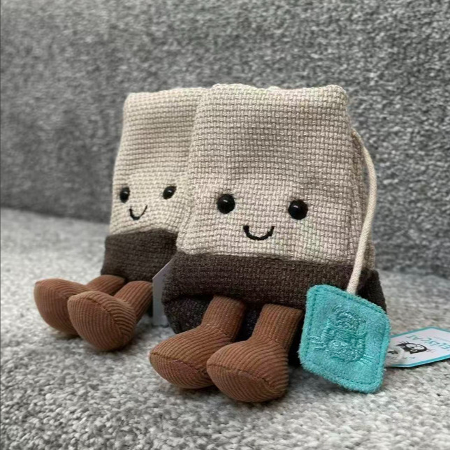 Cross-Border New Product Jellycat British Doll Halloween Barcelona Bear Spider Tea Bag Plush Toy Doll