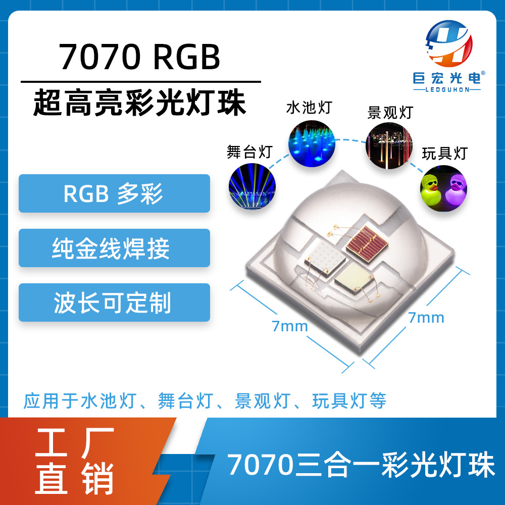 7070�ʹ���� ������̨�ƾ��۵ƴ���RGB/RGBW����һ/�ĺ�һ��Դ
