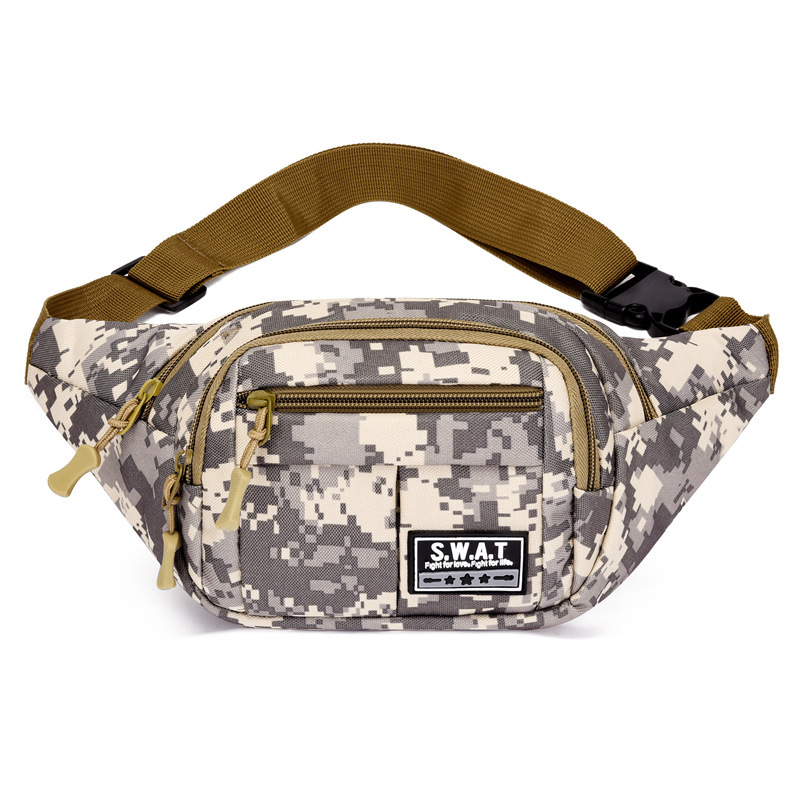 Deportes al aire libre multifunción anti-salpicaduras de agua cajero negocio bandolera bolsa de pecho para hombres y mujeres para trabajar resistente al desgaste de gran capacidad