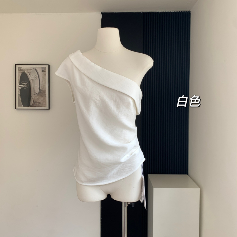 シドニーホリデー超快適なオフショルダースリムウエストトップTシャツ|undefined