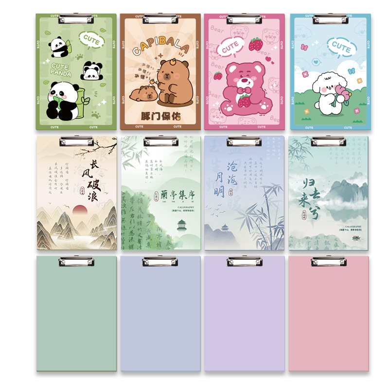 A4 engrosado archivo de escritura cartón estilo nacional Molandi dibujos animados multifuncional papel de prueba de estudiantes papelería carpeta de oficina