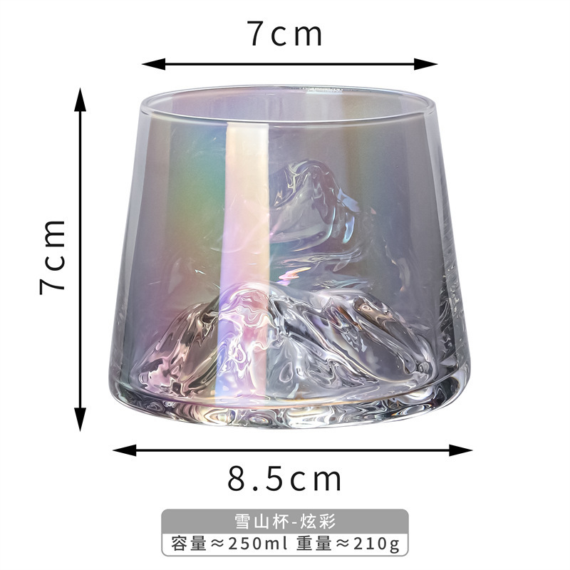 Taza de Fuji, taza de agua, taza de agua, taza de vino, taza de whisky, taza de vino extranjero